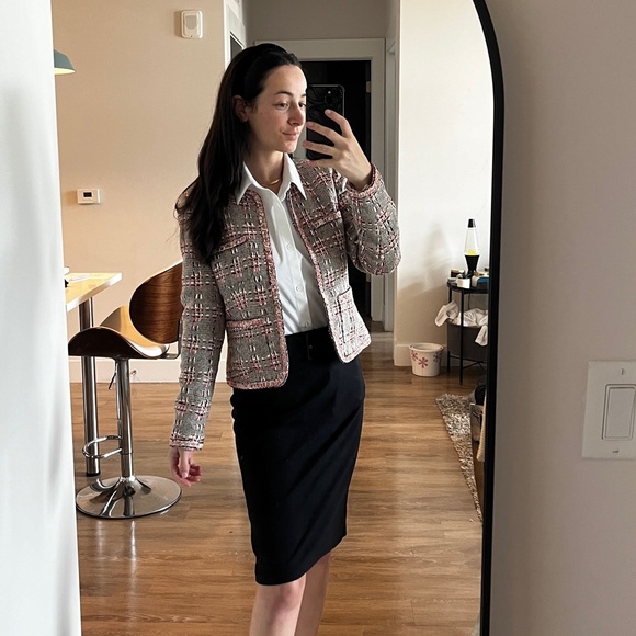 Paule Vasseur Classic Tweed Blazer - Picture 1 of 6